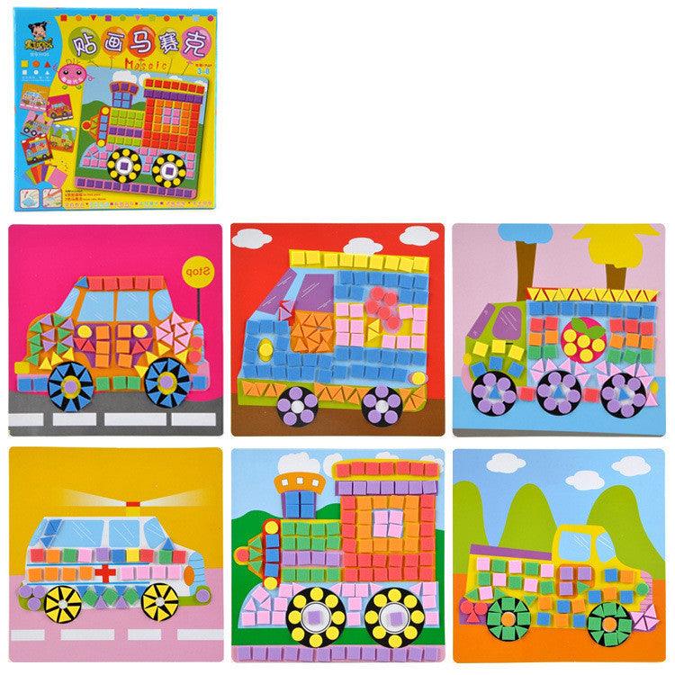 Brunette Baby Mosaic Stickers Children&