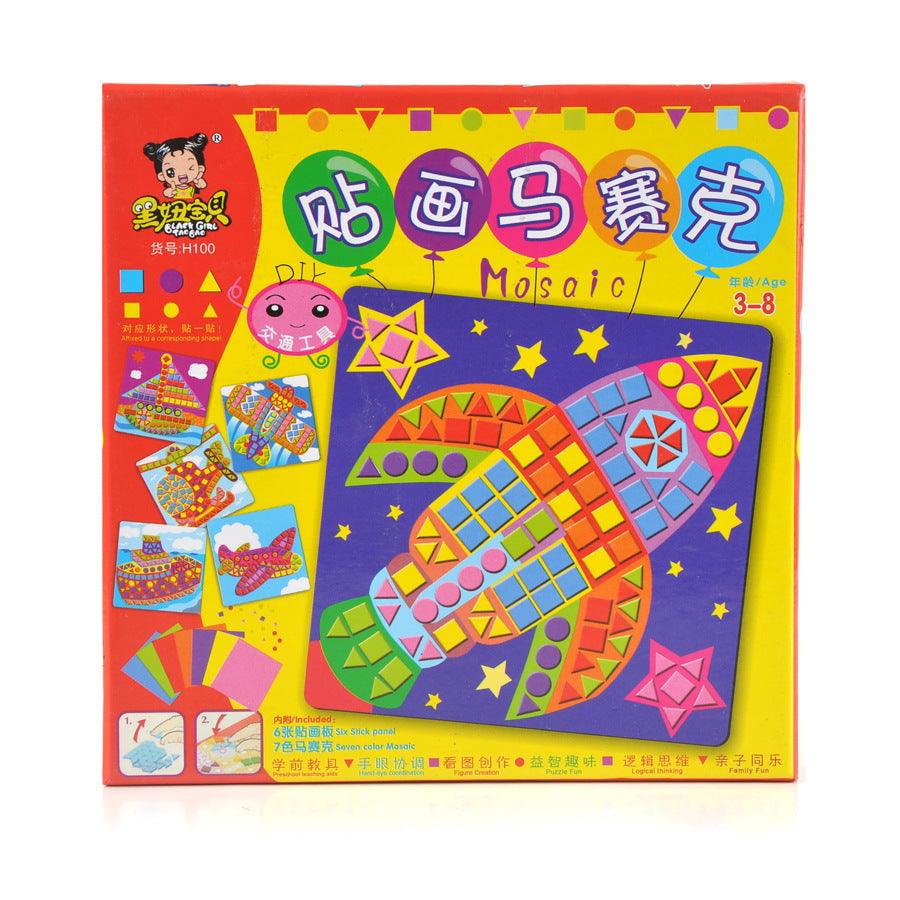Brunette Baby Mosaic Stickers Children&