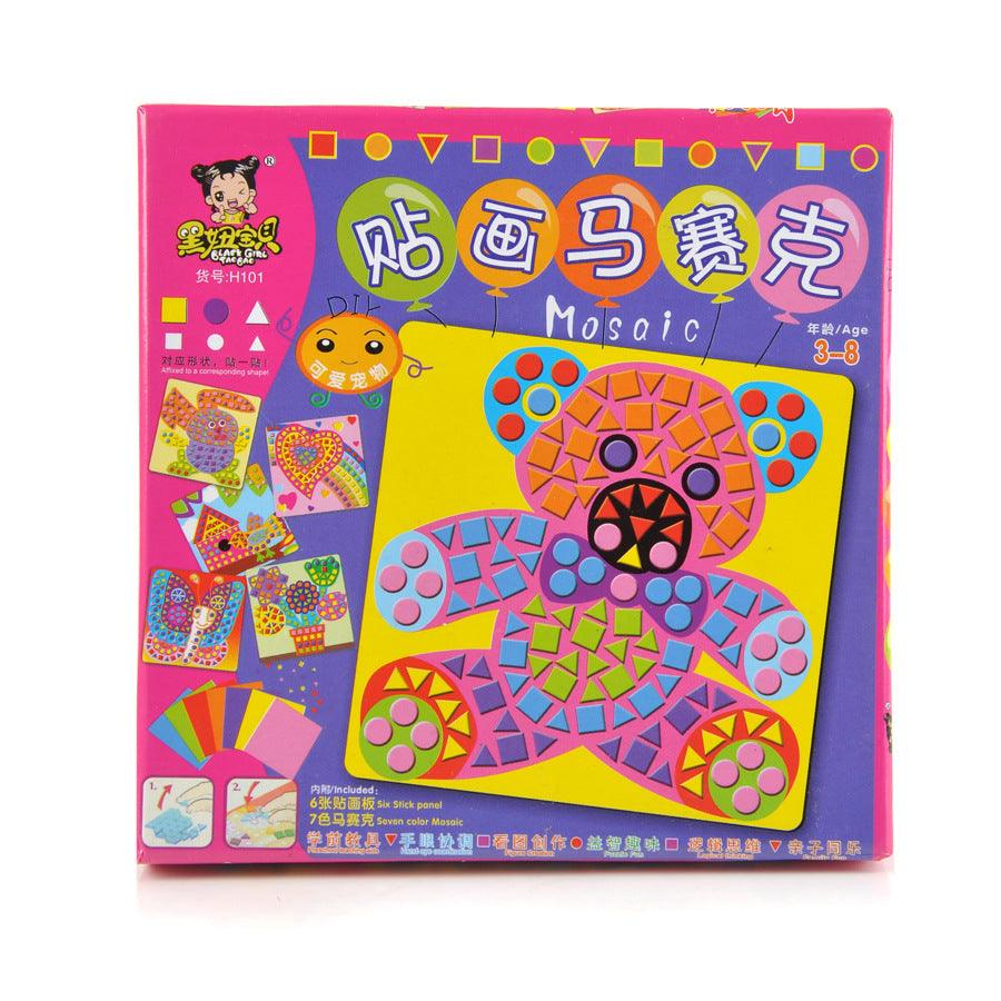 Brunette Baby Mosaic Stickers Children&