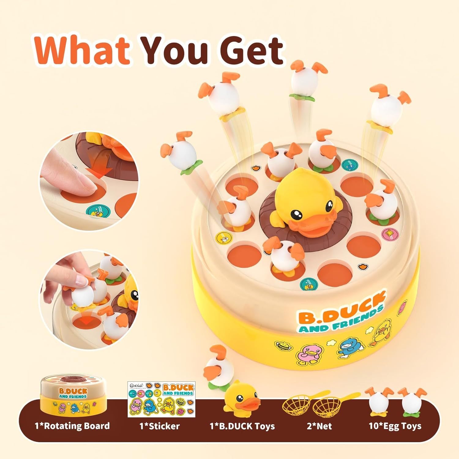 B.Duck Bounce and Catch Duck Board Game
