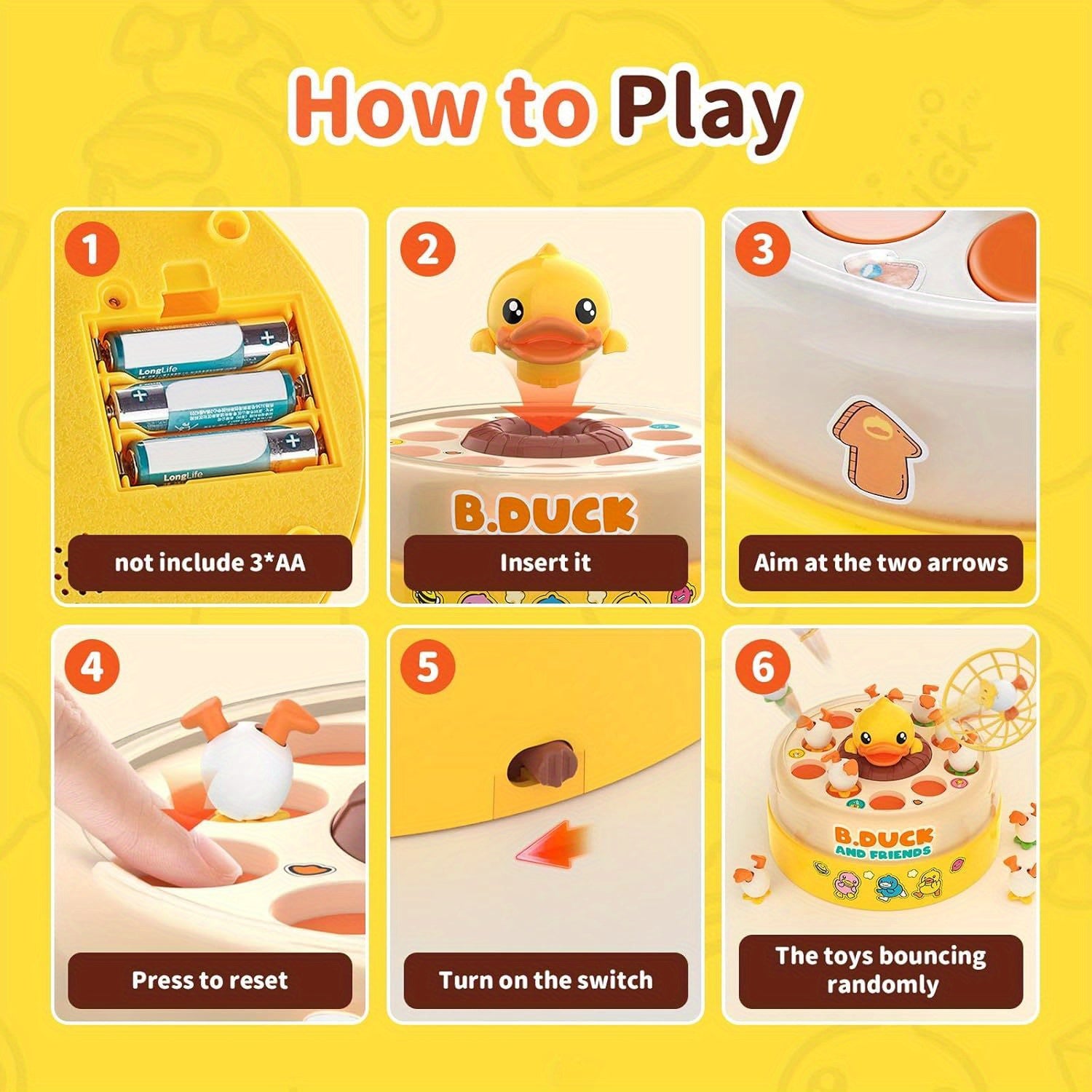 B.Duck Bounce and Catch Duck Board Game