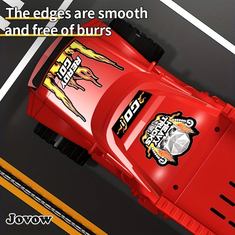 JOVOW Kids Fire Truck Set with 8 Mini Cars