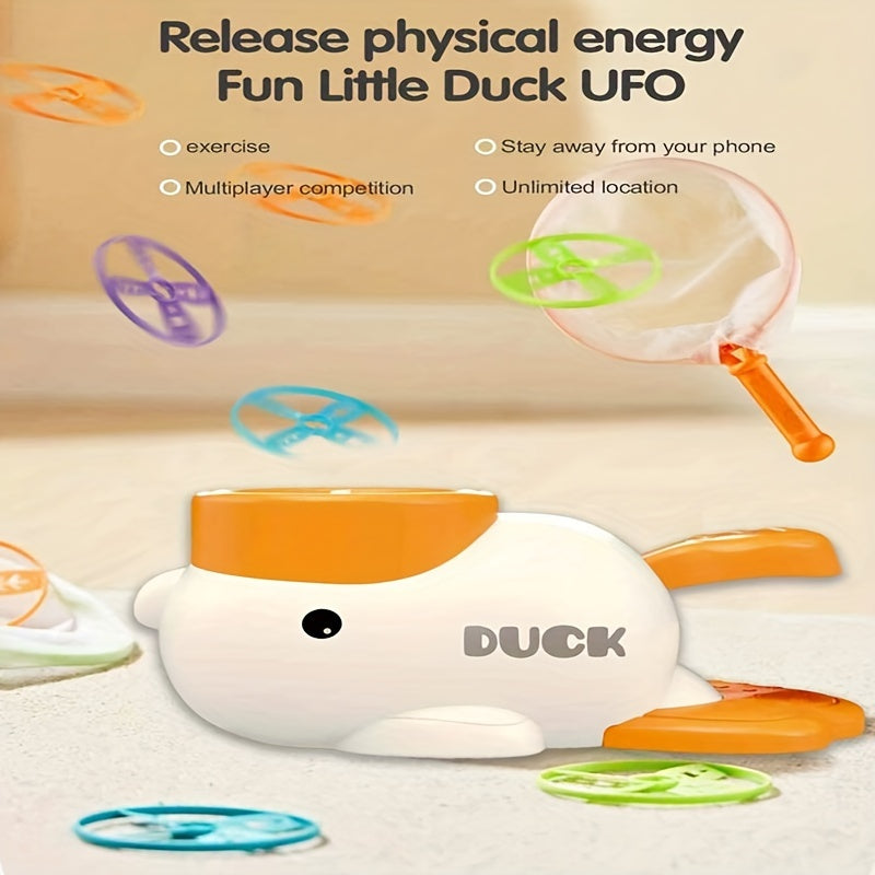 Yellow Duck Disc Thrower, Flying Disc Chase Games