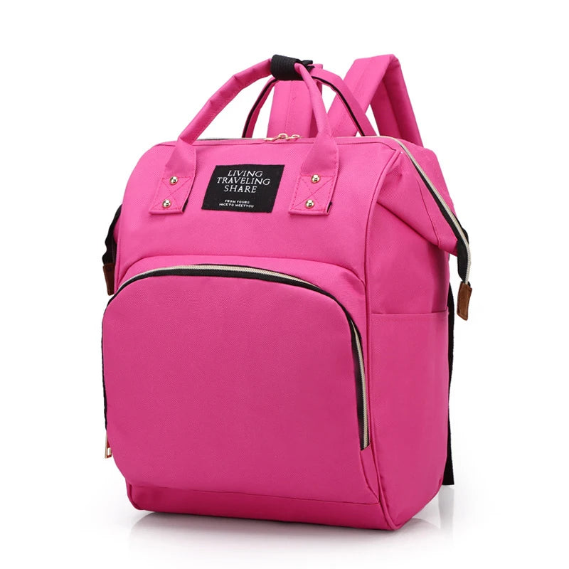 Large multifunctional thermal insulated canvas baby bottle bag