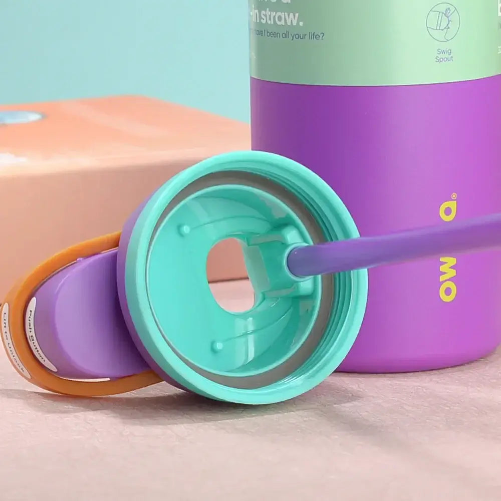 New Owala Stainless Steel Thermos Bottle with Straw