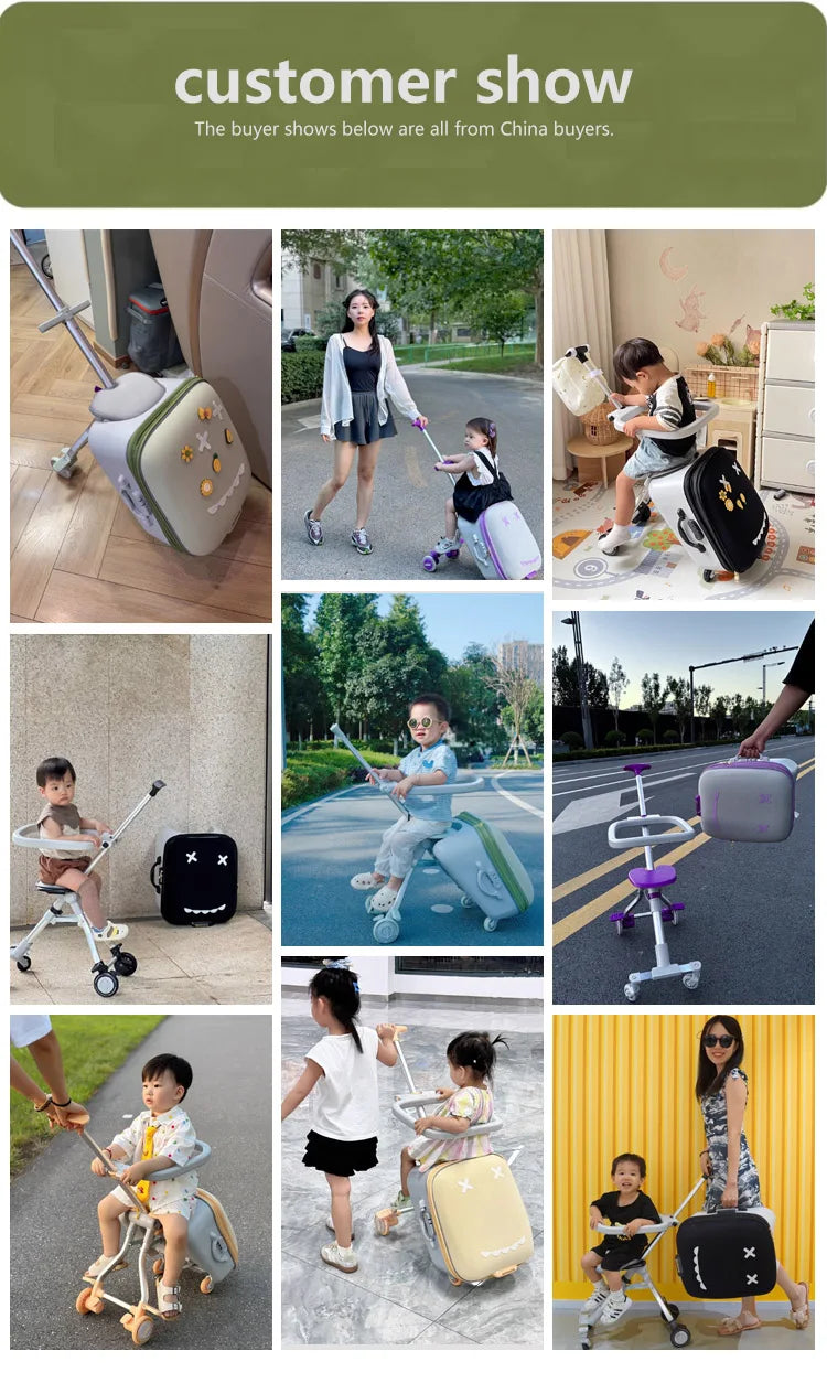 Mala de Passeio Infantil – Mala Dobrável para Carrinho de Bebê