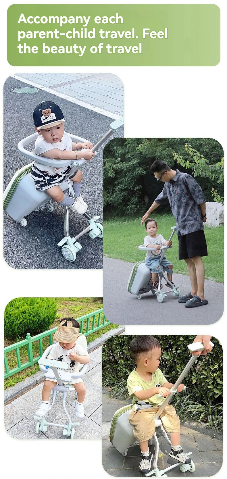 Mala de Passeio Infantil – Mala Dobrável para Carrinho de Bebê