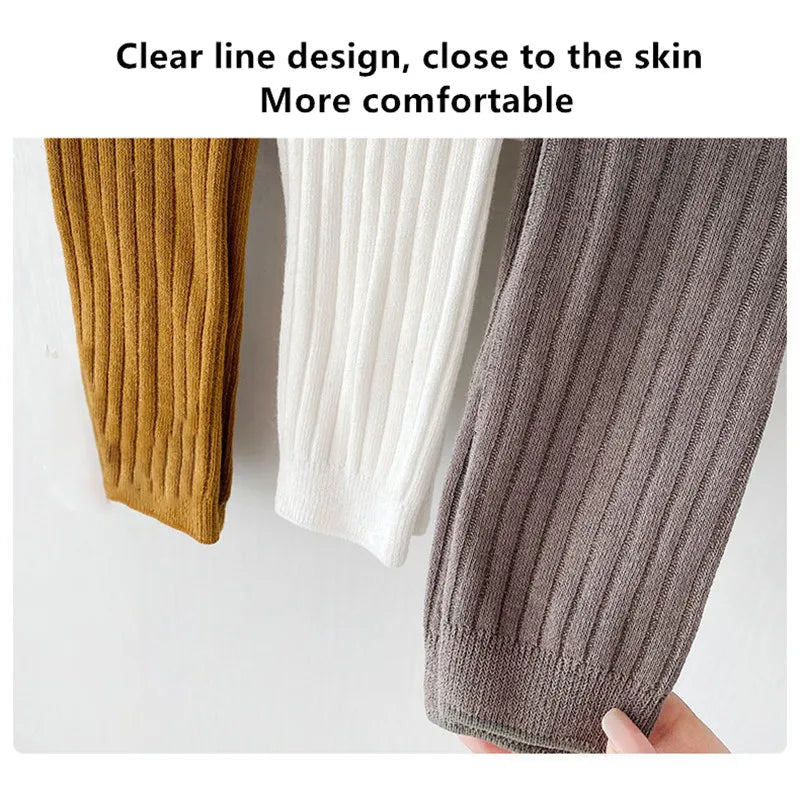 Cotton leggings with elastane uisex