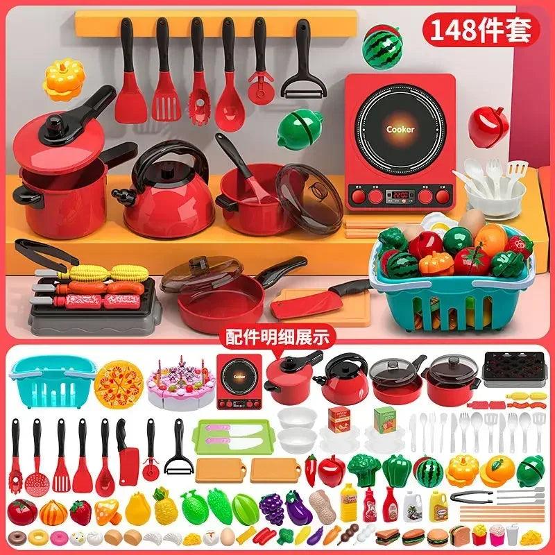 Pretend Play Kitchen Kids Cooking Set