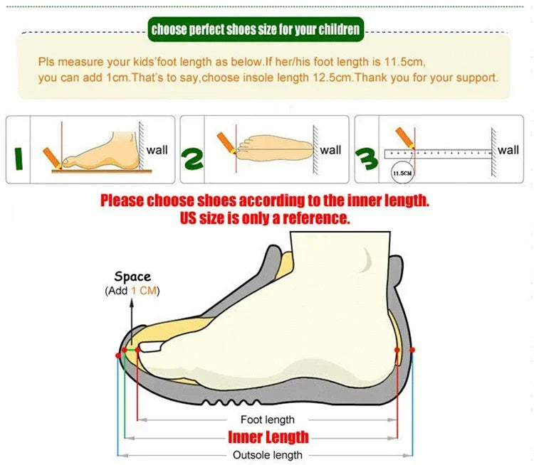 Spring 2025 Kids Boys & Girls Non-Slip Sneakers