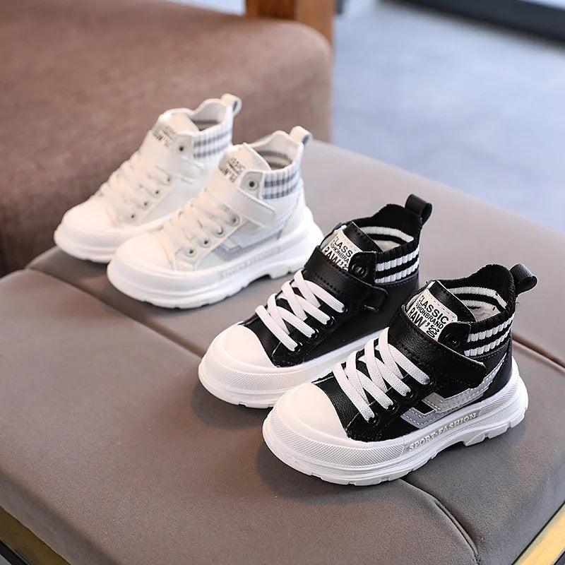 Kids Autumn Winter Warm Ankle Girls Children Boots Boys Fashion Le