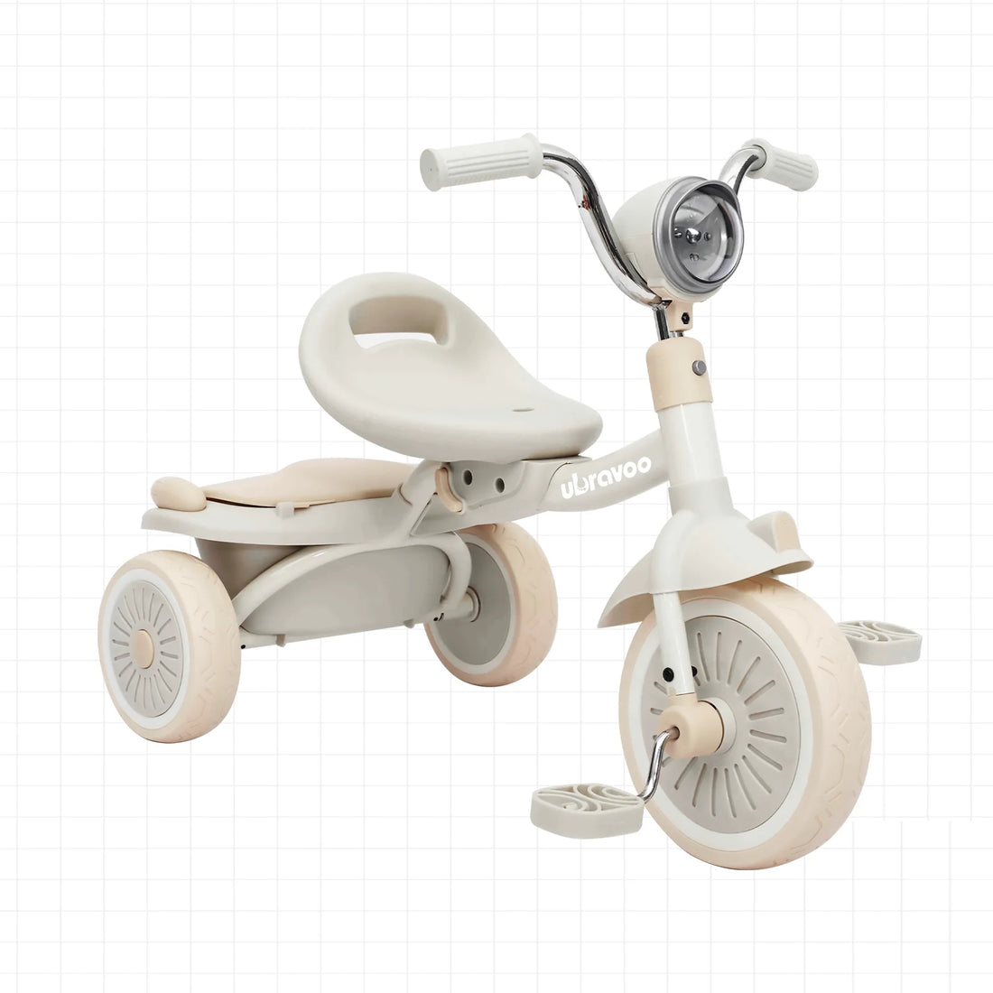 UBRAVOO Baby folding tricycle with pedals