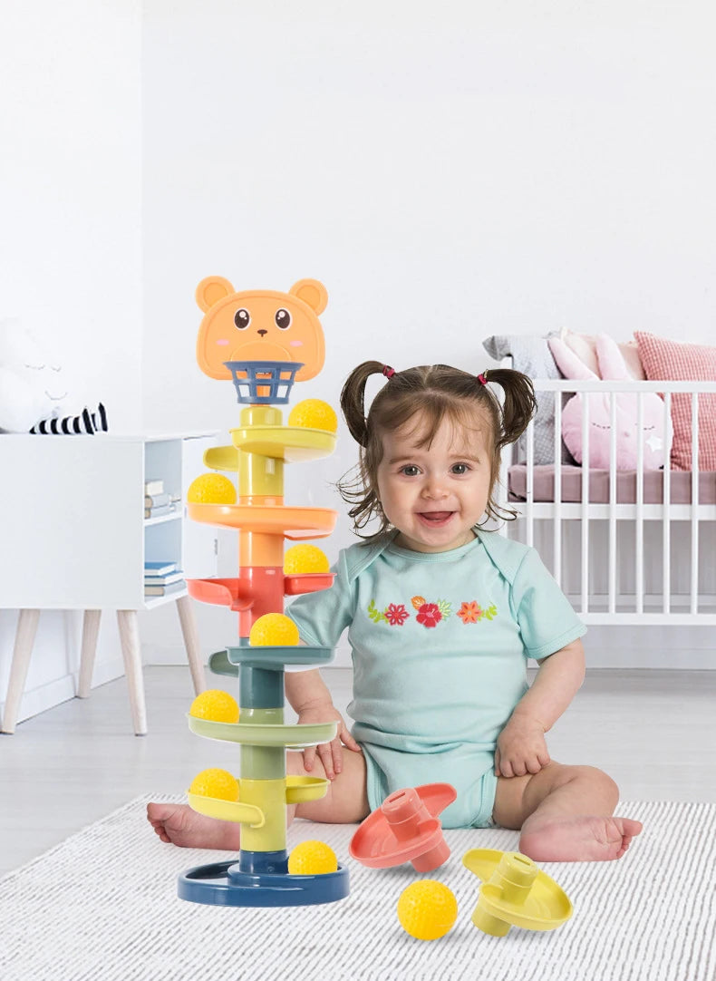 Sensory Ball Drop Tower for Babies – STEM Learning Fun
