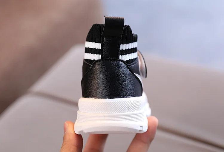 Kids Autumn Winter Warm Ankle Girls Children Boots Boys Fashion Le