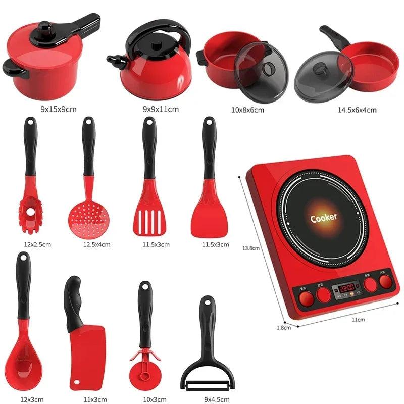 Pretend Play Kitchen Kids Cooking Set