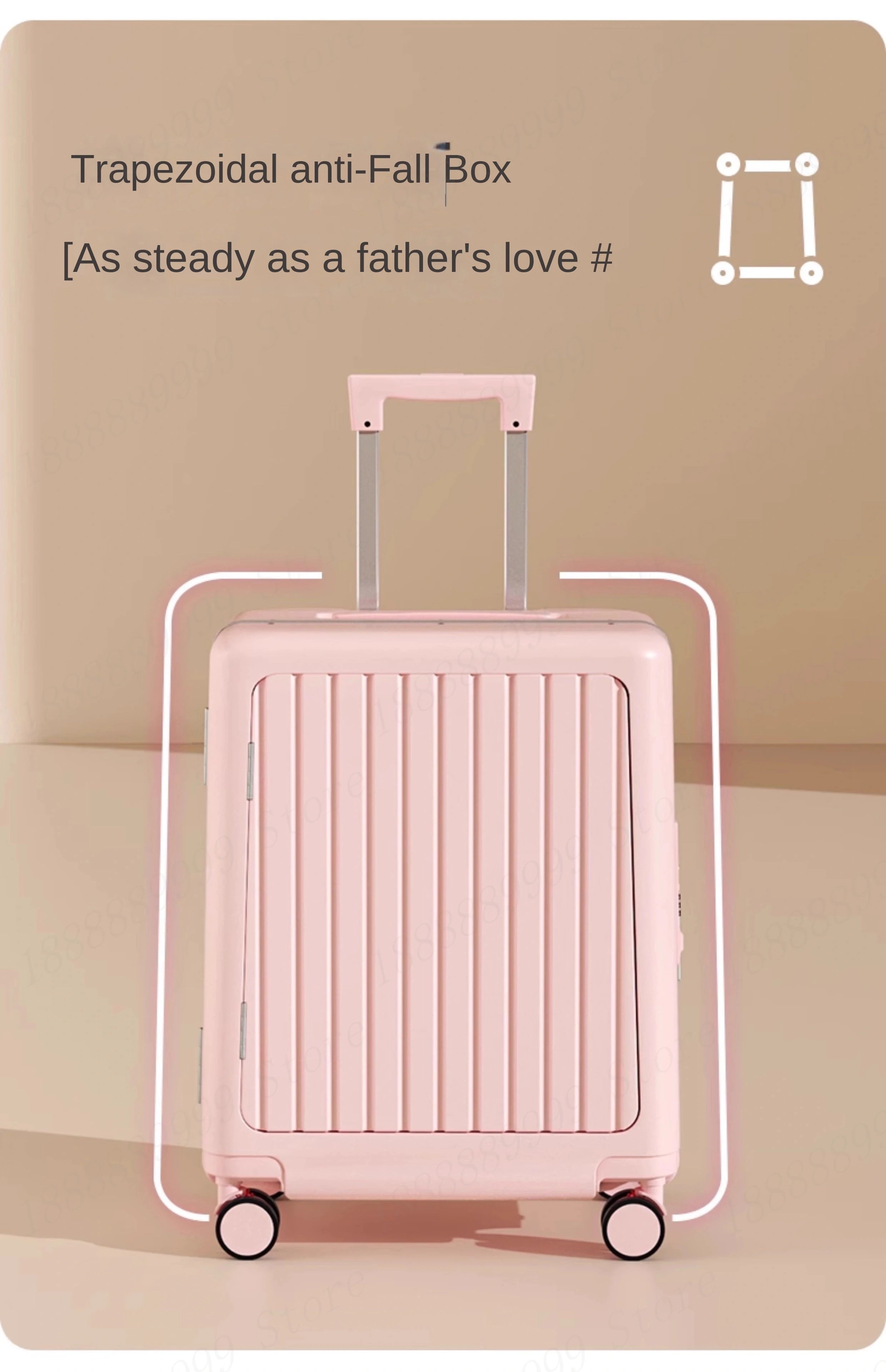 New Suitcase with Child Seat Boarding Trolley 2025