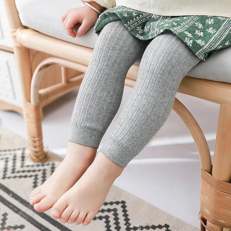 Cotton leggings with elastane uisex