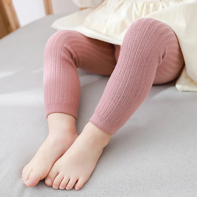 Cotton leggings with elastane uisex