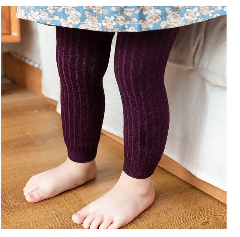 Cotton leggings with elastane uisex