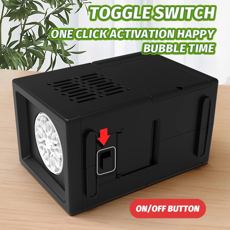 10 Inch Fully Automatic Portable Electric Bubble Machine