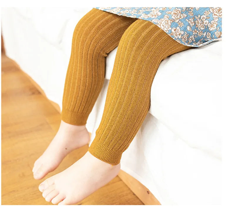 Cotton leggings with elastane uisex