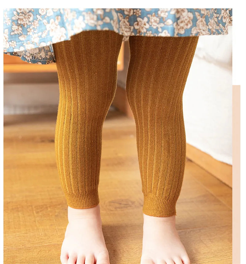 Cotton leggings with elastane uisex