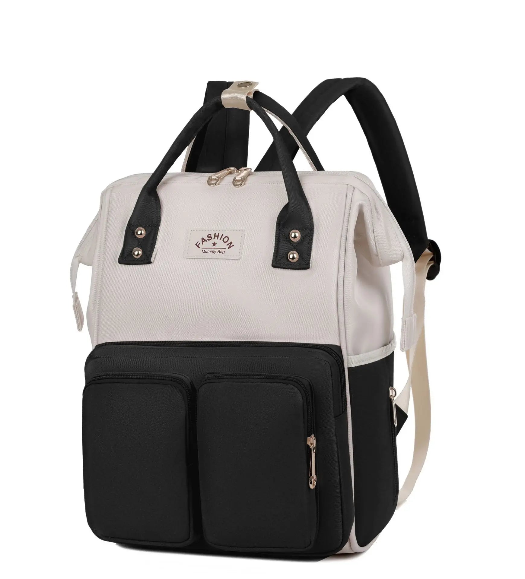 Multifunctional diaper backpack.