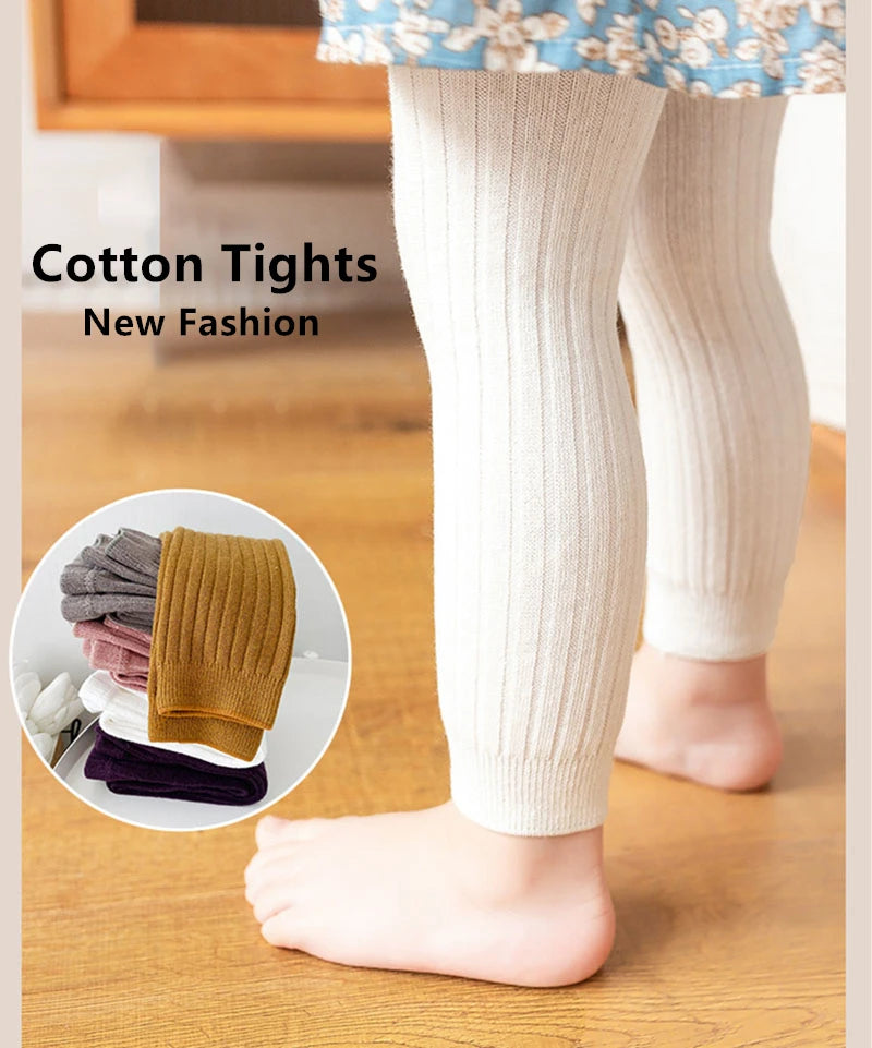 Cotton leggings with elastane uisex
