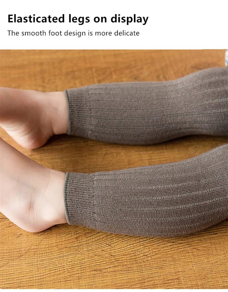 Cotton leggings with elastane uisex