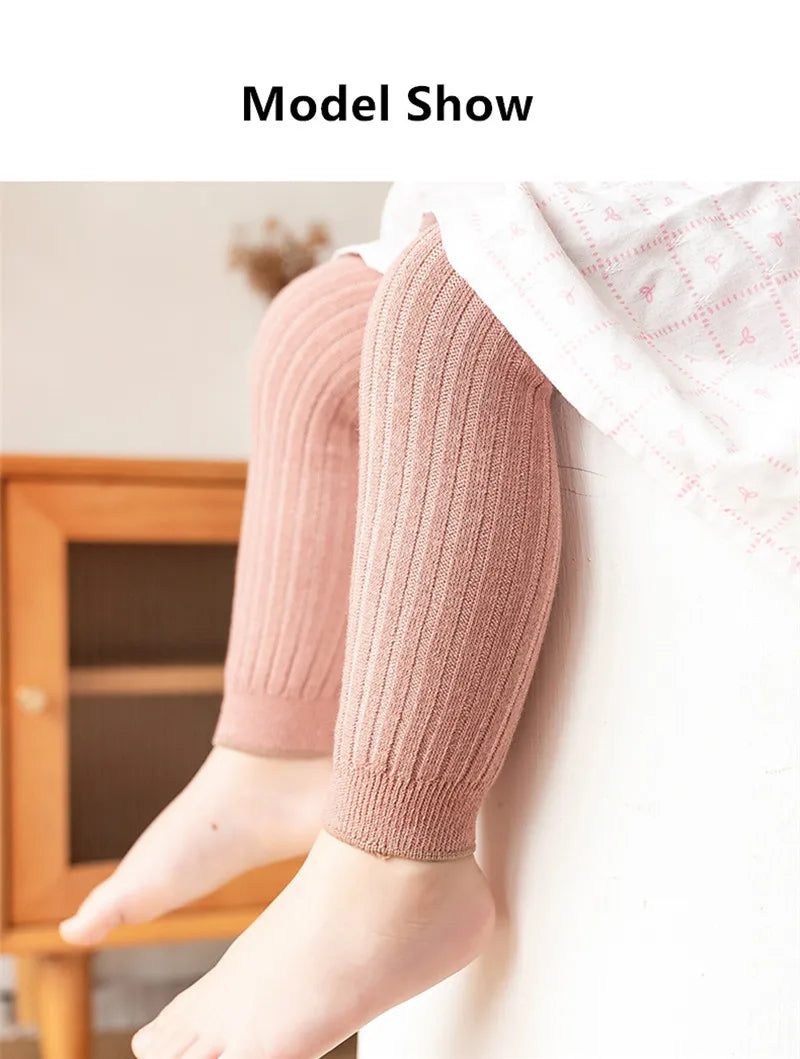 Cotton leggings with elastane uisex