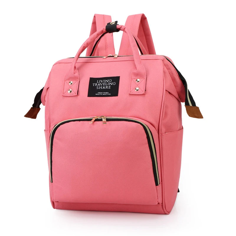 Large multifunctional thermal insulated canvas baby bottle bag
