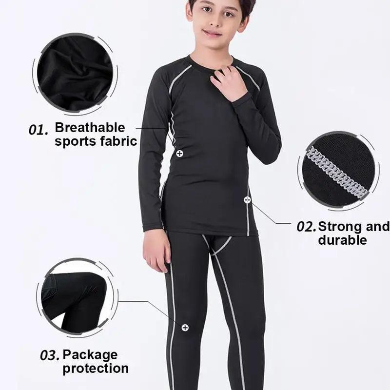 Unisex adult and child thermal fast thermal sports