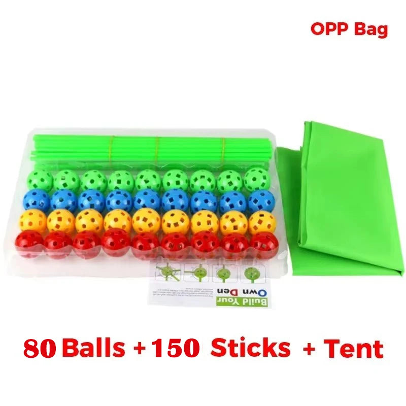 3D building kits for kids, with, sticks, tool.