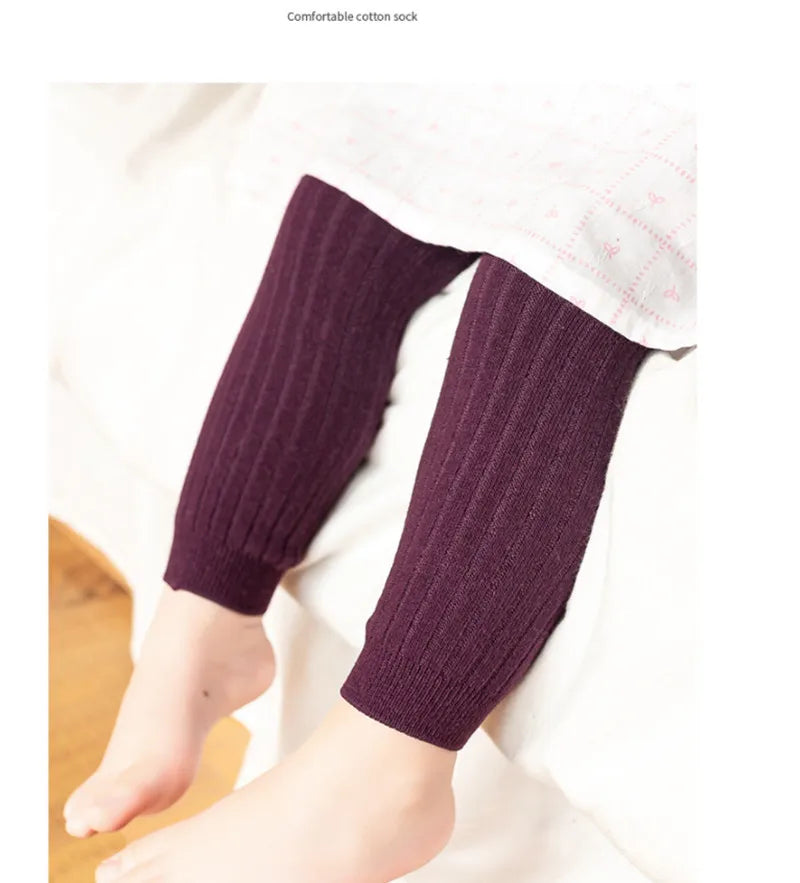 Cotton leggings with elastane uisex