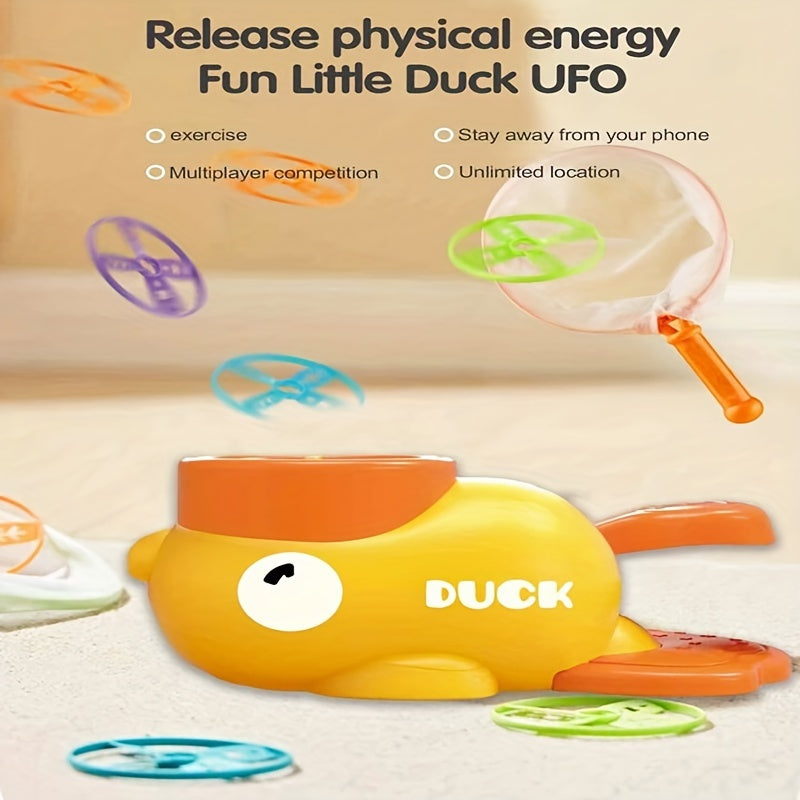 Yellow Duck Disc Thrower, Flying Disc Chase Games