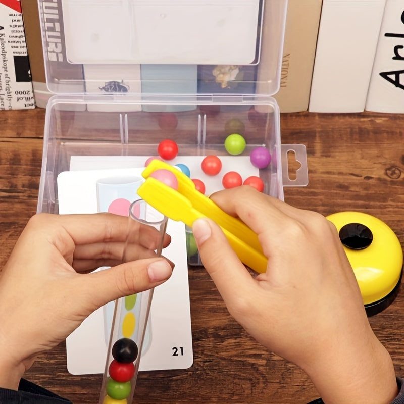 Wooden educational toy for 3 year old children fine motor skills development