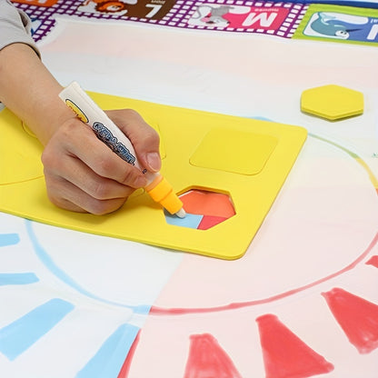 Magic Watercolor Painting Canvas, Watercolor Painting Board Game