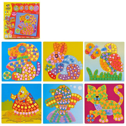 Brunette Baby Mosaic Stickers Children&