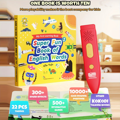 English reading book sets, interactive audio books.