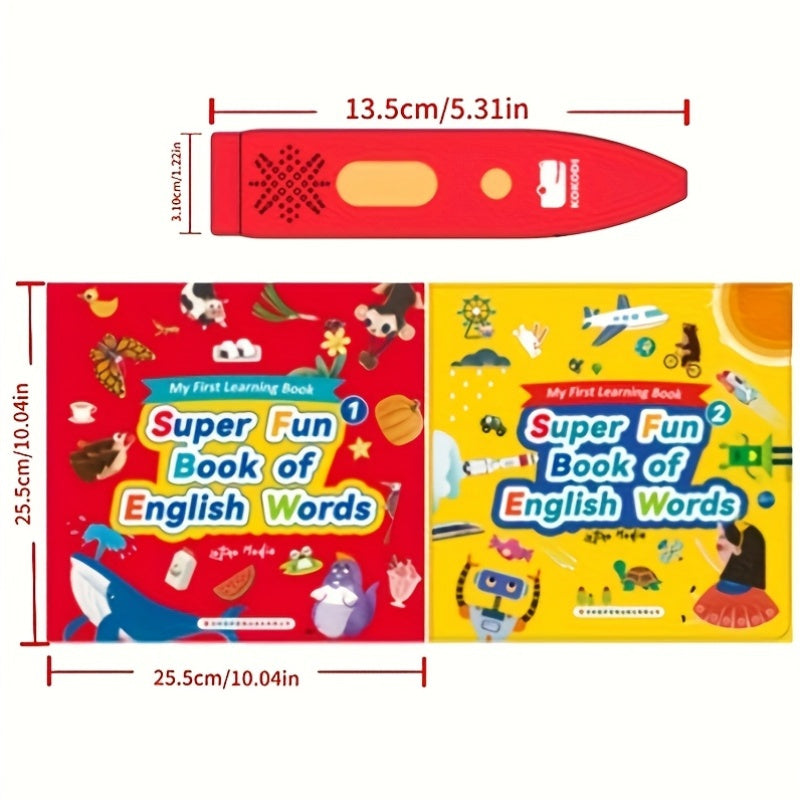 English reading book sets, interactive audio books.