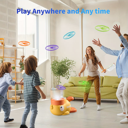 Yellow Duck Disc Thrower, Flying Disc Chase Games