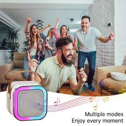 Portable Mini Karaoke Machine with 2 Wireless Microphones