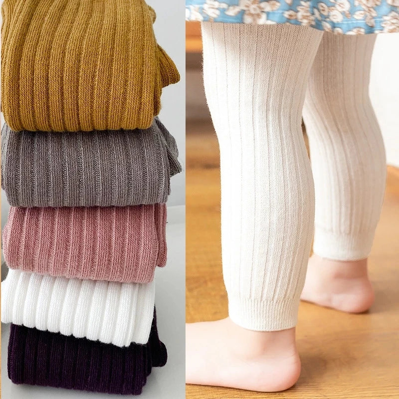 Cotton leggings with elastane uisex