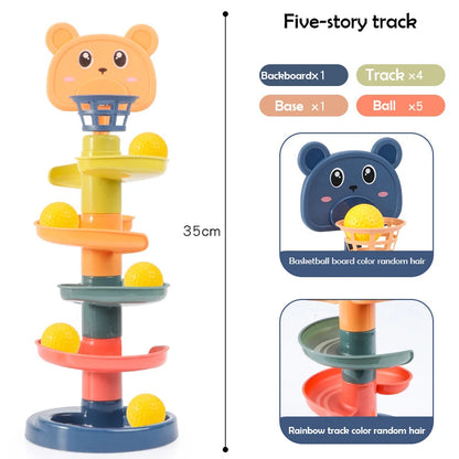 Sensory Ball Drop Tower for Babies – STEM Learning Fun