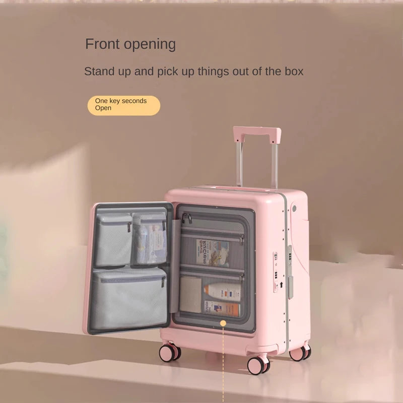 New Suitcase with Child Seat Boarding Trolley 2025
