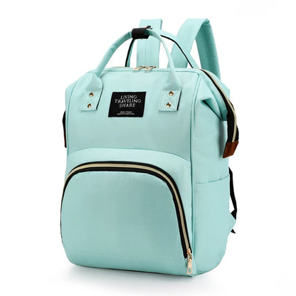 Large multifunctional thermal insulated canvas baby bottle bag
