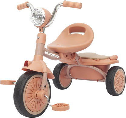 UBRAVOO Baby folding tricycle with pedals