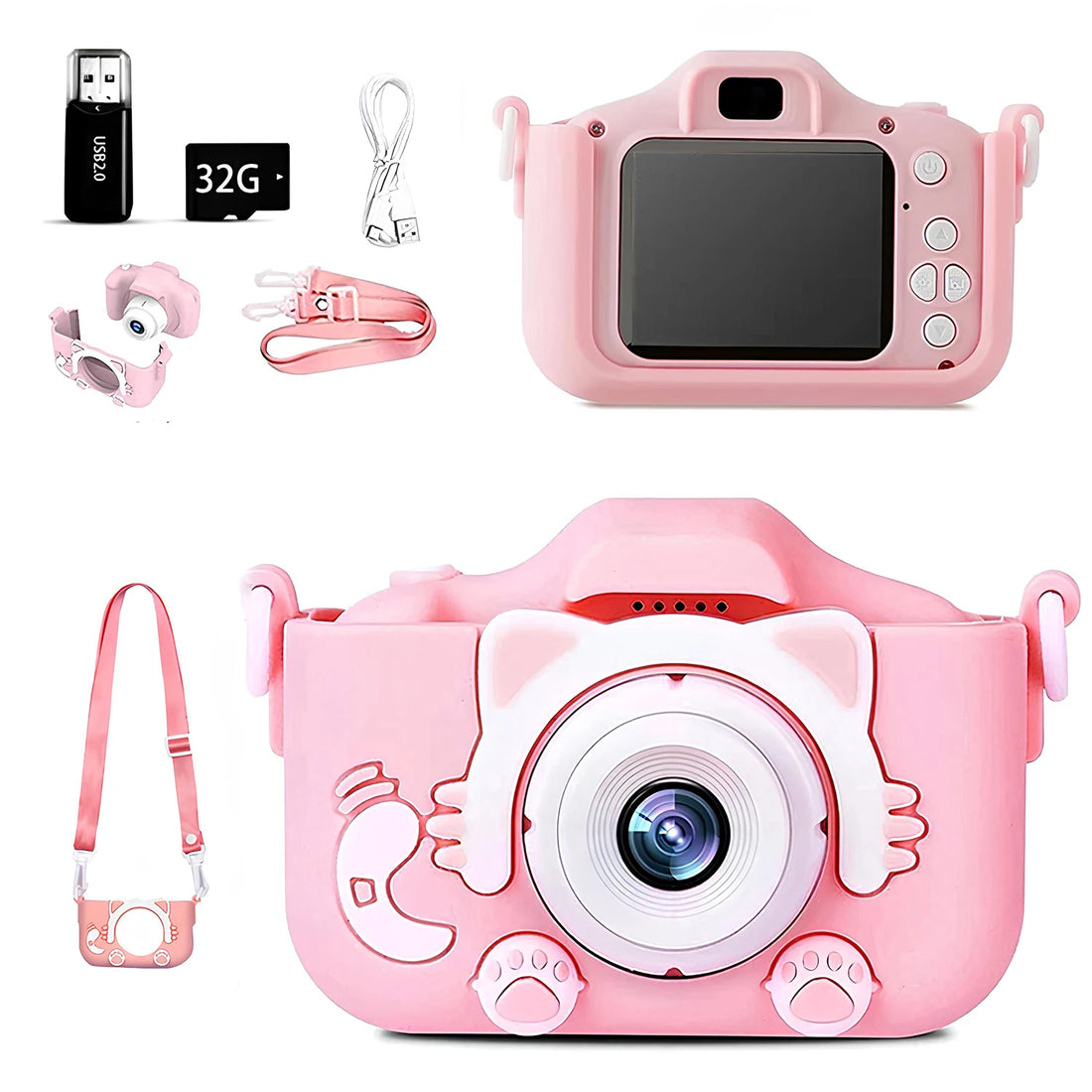 Kids Camera X2 Upgrade 1080P Mini HD Digital Camcorder