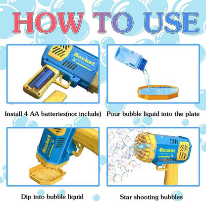 Máquina de bolhas de ar para meninos e meninas