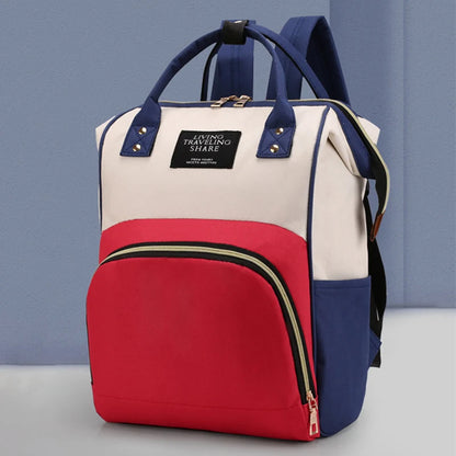 Large multifunctional thermal insulated canvas baby bottle bag